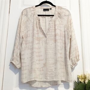 Cynthia Rowley Printed Tunic Blouse Loose fit